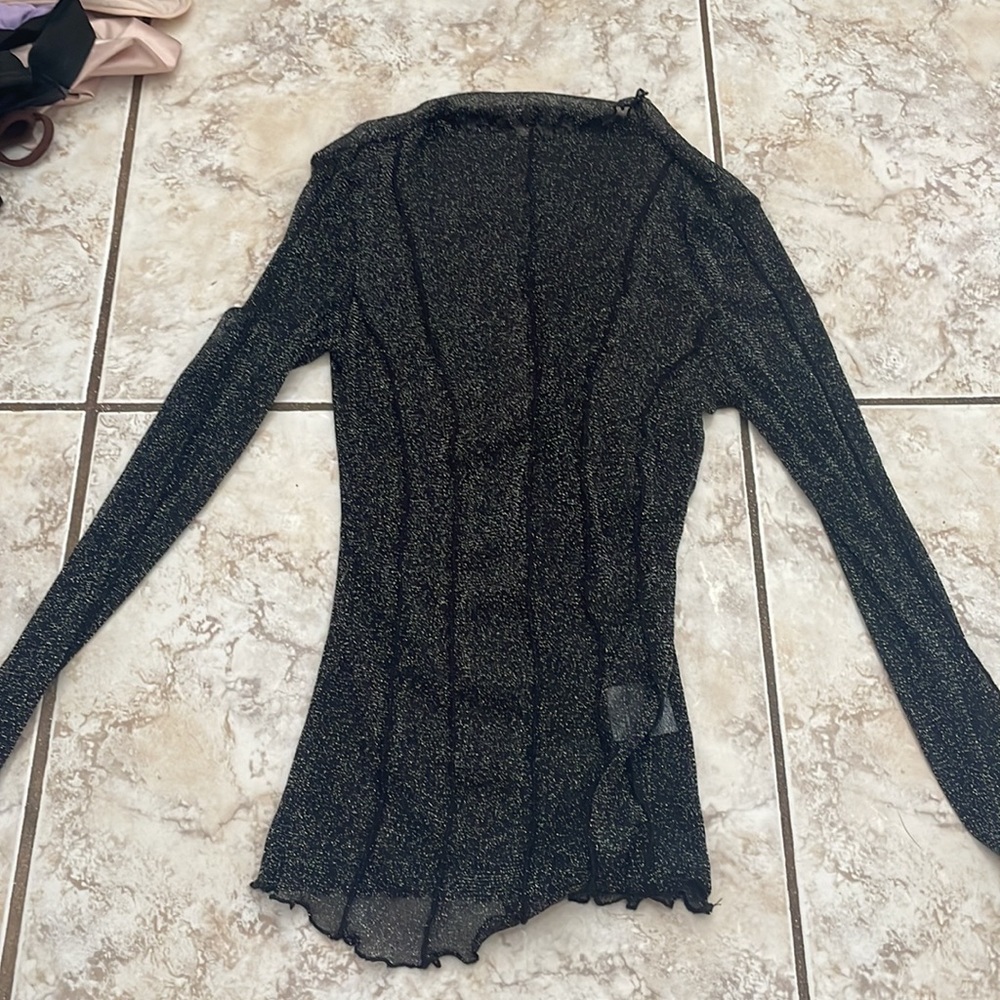 Size S from shein glitter top